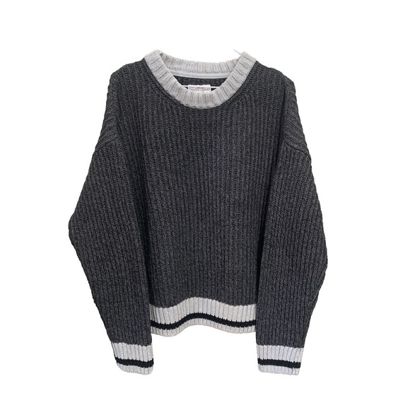 Roots Sweaters - Genuine Roots Cabin Pullover Knit Sweater Women's L Grey Soft Warm Cozy